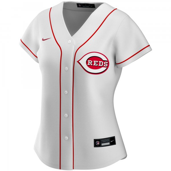 Women's Cincinnati Reds Nike White Home Replica Custom Jersey