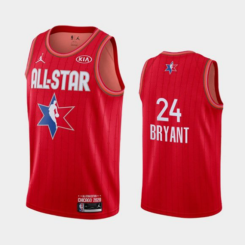 Men's Jordan Brand #24 Kobe Bryant Red 2020 NBA All-Star Game Jersey