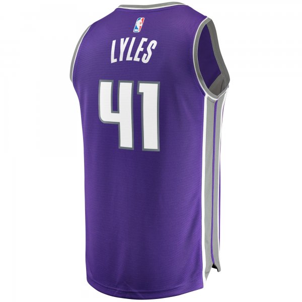 Men's Sacramento Kings Trey Lyles Fanatics Purple Fast Break Replica Jersey - Icon Edition