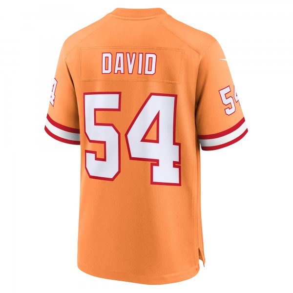 Men's Tampa Bay Buccaneers Lavonte David Nike Orange Throwback Game Jersey