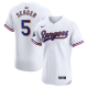 Men's Texas Rangers #5 Corey Seager Nike White 2024 Gold Collection Elite Player Jersey