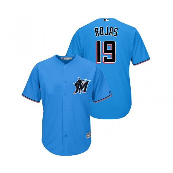 Men's Miami Marlins Miguel Rojas Majestic Alternate 2019 Cool Base MLB Jersey