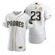 Men's Nike San Diego Padres #23 Fernando Tatis Jr. White Golden Edition MLB Jersey