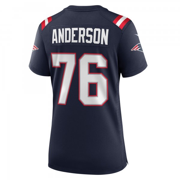 Women's New England Patriots Calvin Anderson Nike Navy Game Jersey