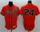 San Francisco Giants #24 Willie Mays Orange Flexbase Collection Stitched MLB Jersey