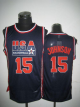 Men's Team USA #15 Orlando Magic Johnson Dark Blue 2012 USA Basketball Retro Stitched NBA Jersey