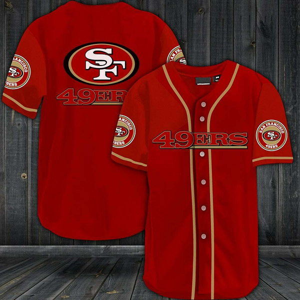 San Francisco 49ers NFL 3D Digital Printed Fashion Baseball Legend Jersey