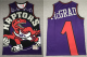 Men's Toronto Raptors #1 Tracy McGrady Purple Big Face Mitchell Ness Hardwood Classics Soul Swingman Throwback Jersey