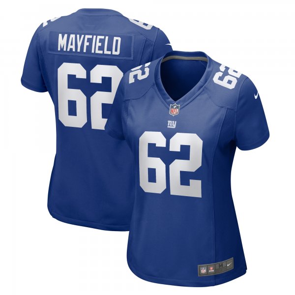 Women's New York Giants Jalen Mayfield Nike  Royal  Game Jersey