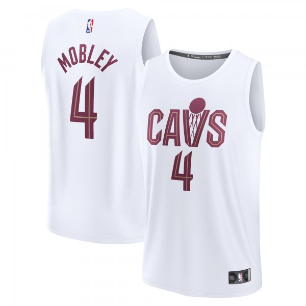 Men's Cleveland Cavaliers Evan Mobley Fanatics White Fast Break Replica Player Jersey - Association Edition