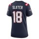 Women's New England Patriots Matthew Slater Nike Navy Game Jersey