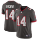 Men's Nike Tampa Bay Buccaneers #14 Chris Godwin Pewter Alternate Vapor Limited Jersey