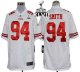 Nike San Francisco 49ers #94 Justin Smith White Super Bowl XLVII Men's Stitched NFL Game Jersey