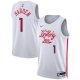 Unisex Philadelphia 76ers James Harden Nike White 2022/23 Swingman Jersey - City Edition