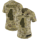 Nike Cowboys #4 Dak Prescott Camo Women's Stitched NFL Limited 2018 Salute to Service Jersey