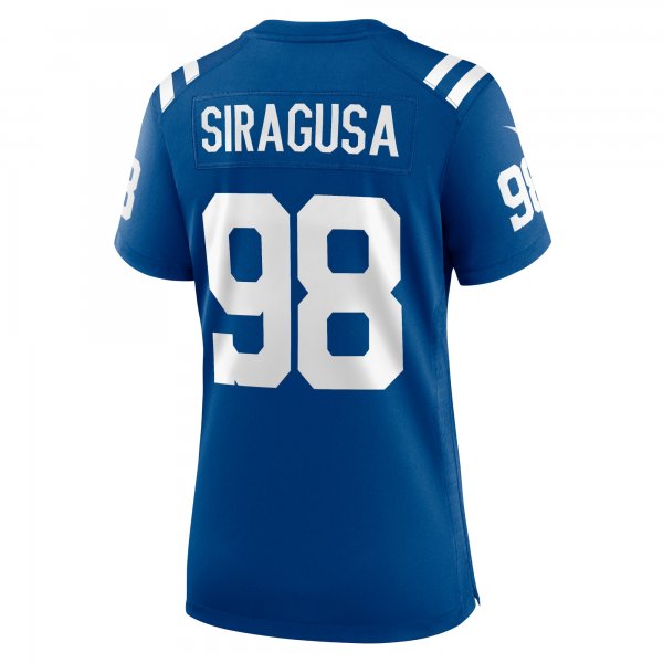 Women's Indianapolis Colts Tony Siragusa Nike Royal Game Retired Player Jersey