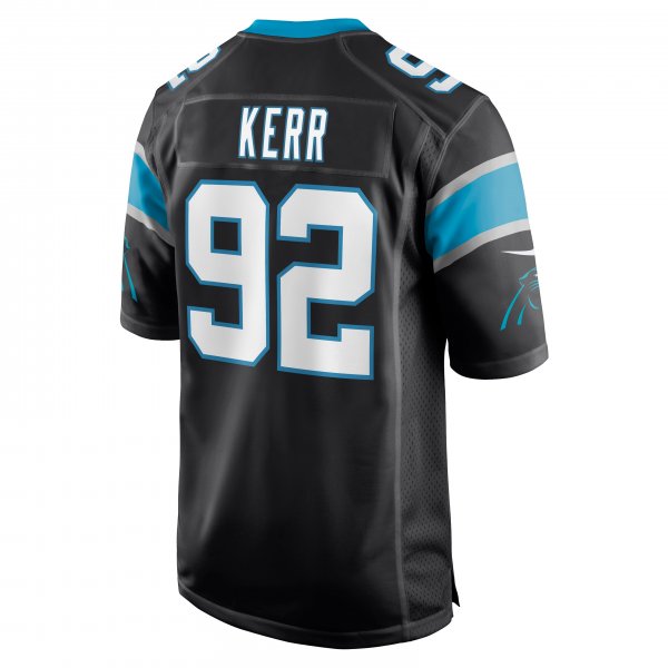 Men's Carolina Panthers Zach Kerr Nike Black Game Jersey