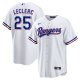 Men's Texas Rangers #25 Jose Leclerc Nike White Home  Replica Player Jersey