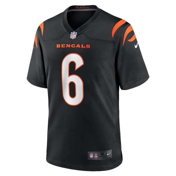 Men's Cincinnati Bengals Jake Browning Nike Black Game Jersey