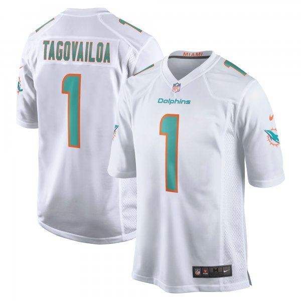 Men's Miami Dolphins Tua Tagovailoa Nike White Game Jersey