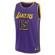 Youth Los Angeles Lakers Austin Reaves Fanatics Purple Fast Break Replica Player Jersey - Statement Edition