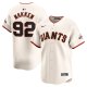 Men's San Francisco Giants Alyssa Nakken Nike Cream Home Limited Player Jersey