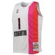 Youth Miami Heat Chris Bosh Mitchell & Ness White 2011/12 Hardwood Classics Swingman Jersey