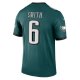 Men's Philadelphia Eagles DeVonta Smith Nike Midnight Green Legend Jersey