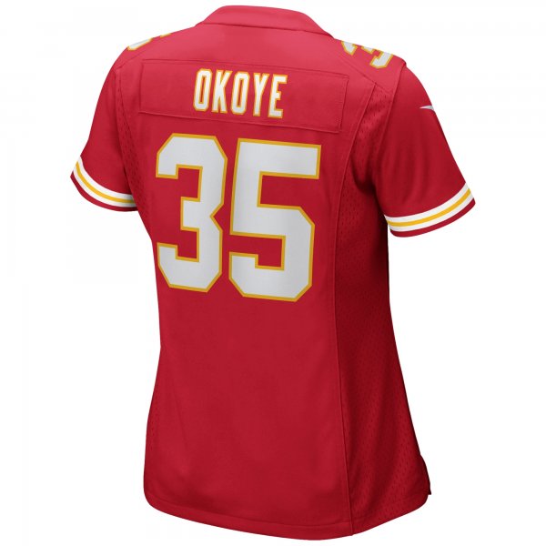 Women's Kansas City Chiefs Christian Okoye Nike Red Game Retired Player Jersey