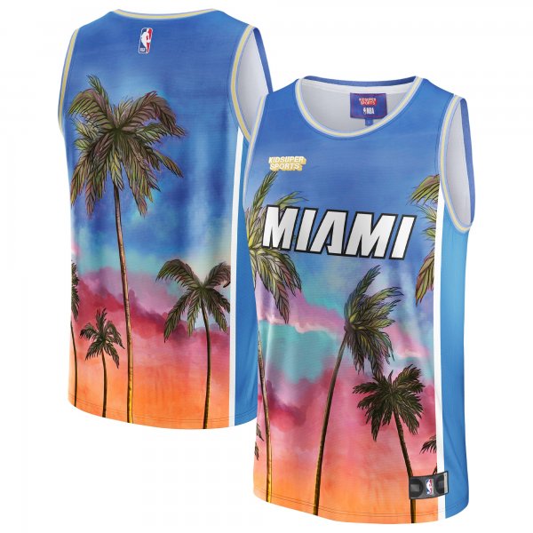 Unisex Miami Heat NBA & KidSuper Studios by Fanatics Blue Hometown Jersey