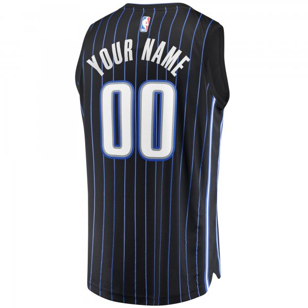 Men's Orlando Magic Fanatics Black Fast Break Custom Jersey - Icon Edition