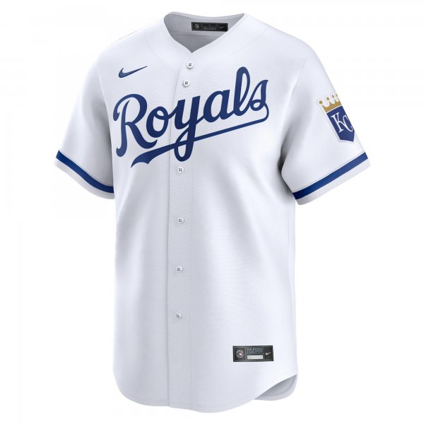 Men's Kansas City Royals  Nike White 2024 Jackie Robinson Day Home Limited Jersey