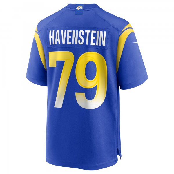 Men's Los Angeles Rams Rob Havenstein Nike Royal Game Jersey