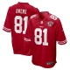 Men's San Francisco 49ers #81 Terrell Owens Nike Scarlet 75th Anniversary Retired Player Limited Jersey