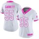 Nike Cleveland Browns #95 Myles Garrett White/Pink Women's Stitched NFL Limited Rush Fashion Jersey