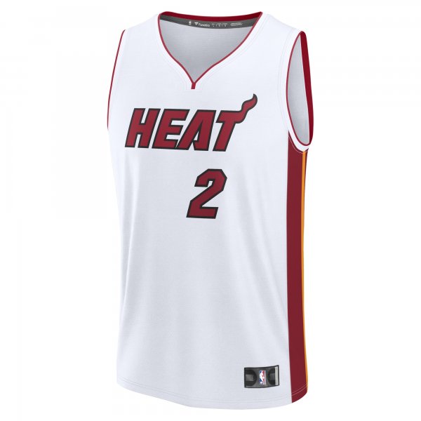 Men's Miami Heat Terry Rozier Fanatics White Fast Break Player Jersey - Association Edition