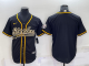 Men's Pittsburgh Steelers Blank Black Stitched Baseball Cool Base Jersey