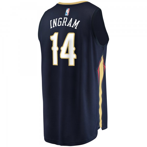 Youth New Orleans Pelicans Brandon Ingram Fanatics Navy Fast Break Replica Jersey - Icon Edition