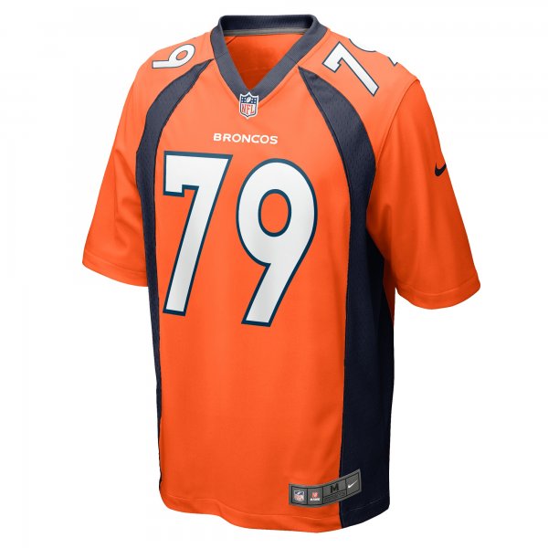 Men's Denver Broncos Lloyd Cushenberry III Nike Orange Game Player Jersey