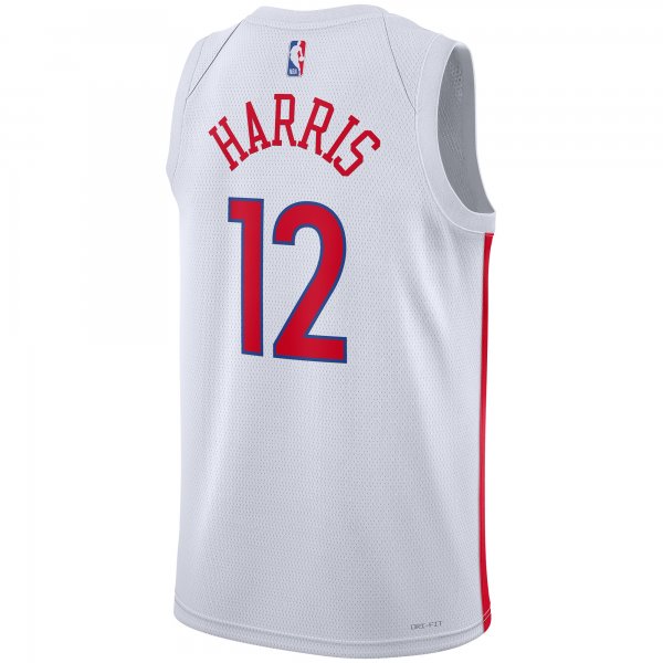 Unisex Philadelphia 76ers Tobias Harris Nike White 2022/23 Swingman Jersey - City Edition