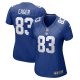 Women's New York Giants Lawrence Cager Nike Royal Home Game Player Jersey