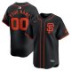 Men's San Francisco Giants  Nike Black  Alternate Limited Custom Jersey