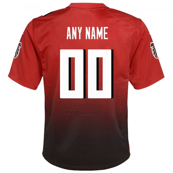 Youth Atlanta Falcons Nike Red Alternate Custom Game Jersey