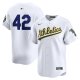 Men's Oakland Athletics  Nike White 2024 Jackie Robinson Day Home Limited Jersey