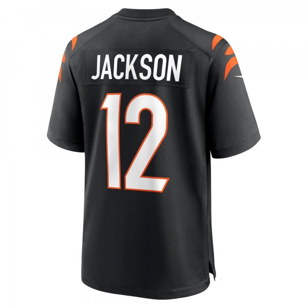 Men's Cincinnati Bengals Shedrick Jackson Nike  Black Team Game Jersey