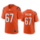 Men's Cincinnati Bengals #67 Cordell Volson Nike Orange Limited Player NFL Jersey