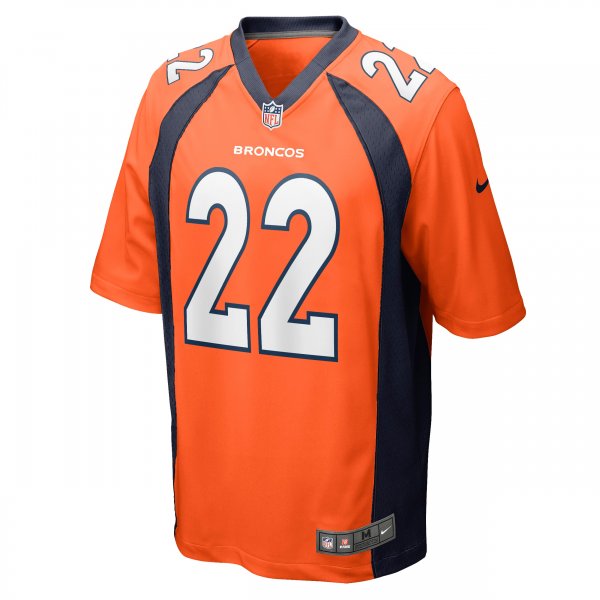 Men's Denver Broncos Kareem Jackson Nike Orange Game Jersey