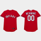 Cleveland Indians Custom 2021 Players Weekend Nickname Red Men's Jersey