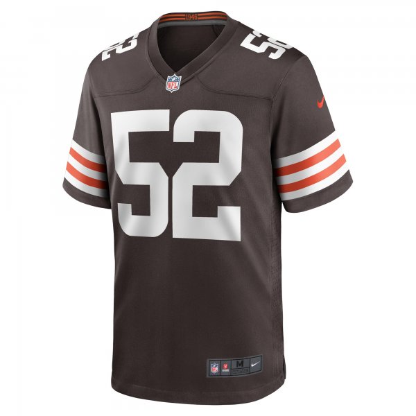 Men's Cleveland Browns Dawson Deaton Nike Brown Game Player Jersey