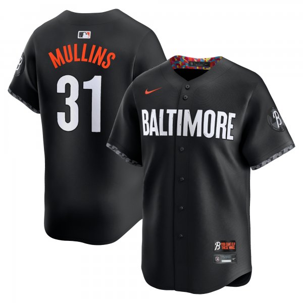 Men's Baltimore Orioles Cedric Mullins Nike Black City Connect Limited Player Jersey